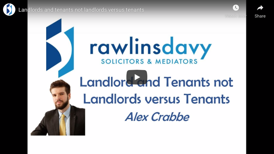 Landlords and tenants not landlords versus tenants