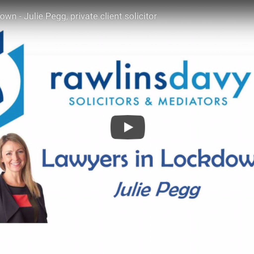 Lawyers in lockdown - Julie Pegg, private client solicitor